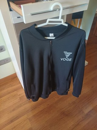 Chaqueta, Sudadera Moto Voge Negra