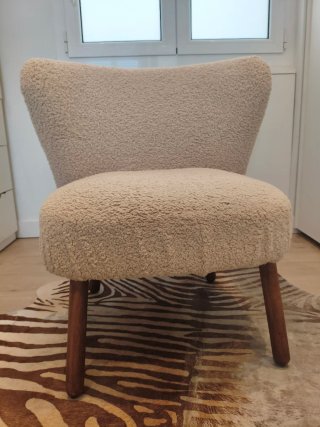 Butaca Zara Home de tejido bouclé