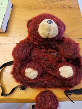 Mochila de Peluche con Forma de Osito