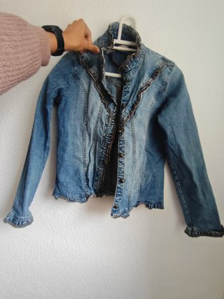 Chaqueta vaquera elástica