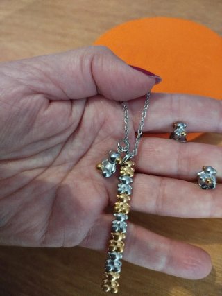 Conjunto Pendientes y Colgante Tous