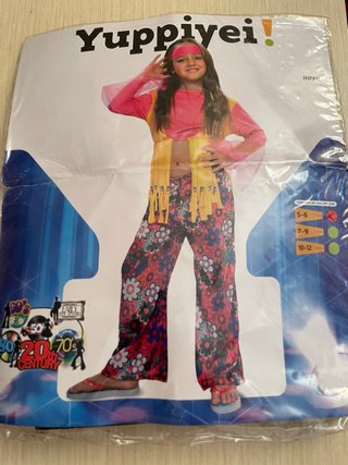 Disfraz Hippie Yuppiyei Talla 5-6