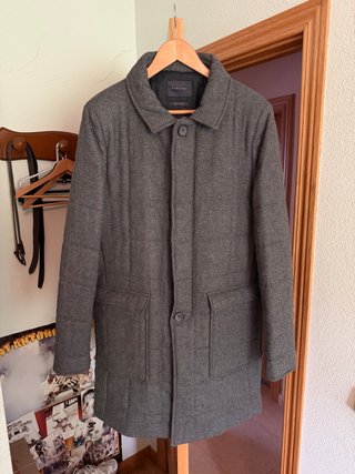 Abrigo 3/4 Zara Gris
