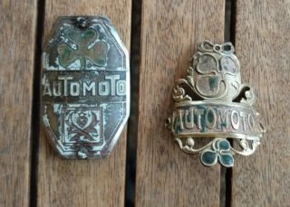 Lote de 2 Chapas para Bicicleta Automoto