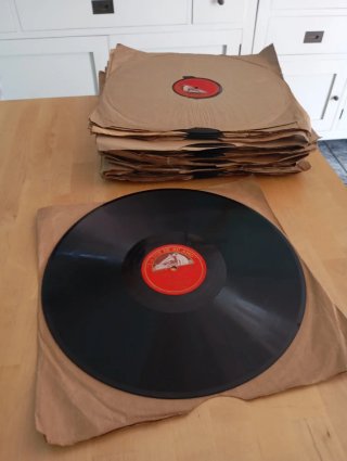 24 Discos de Pizarra La Voz de su Amo
