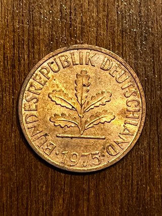Moneda 2 Pfennig (1975) Alemania, 2 Pf