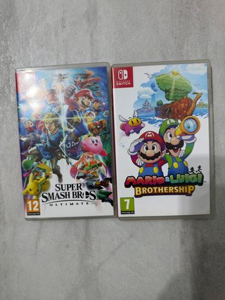 Juegos Nintendo Switch: Smash Bros y Mario & Luigi
