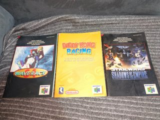 Ocasion 3 manuales guias juegos Nintendo 64