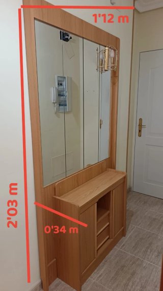 Mueble Recibidor con Espejo