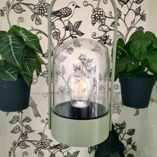 Lamparita Farolillo a Pilas Verde