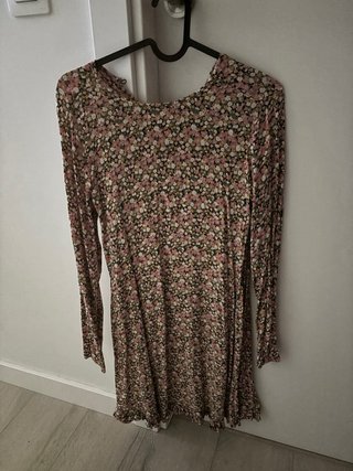 Vestido corto estampado floral
