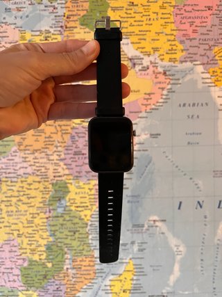 Reloj inteligente negro