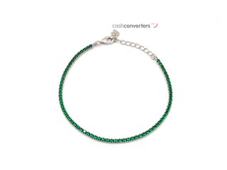 pulsera plata 925mm con piedra con circonita