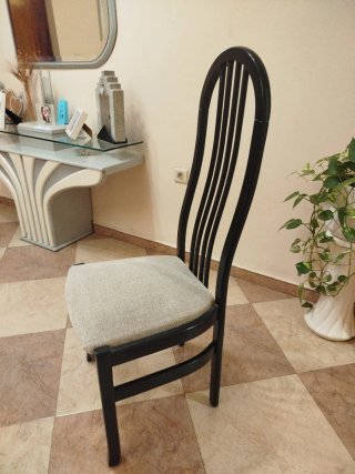 Set de 6 sillas de madera