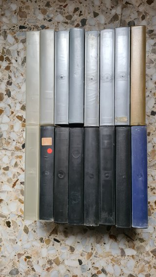 Lote de 16 Estuches para Cintas VHS
