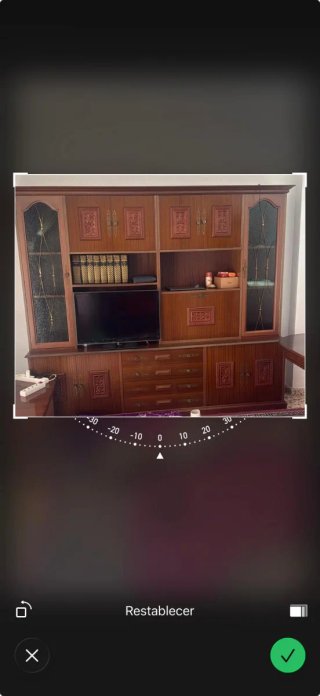 Armario con mesa de madera