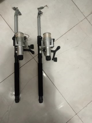 Set de 2 Cañas de Pescar con Carrete