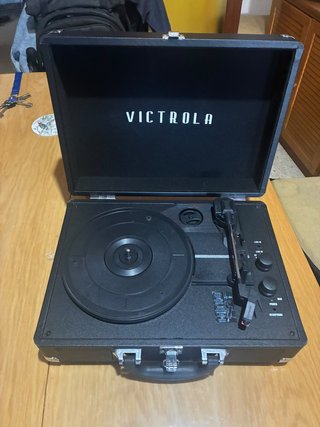 Tocadiscos Portátil Victrola Bluetooth Negro