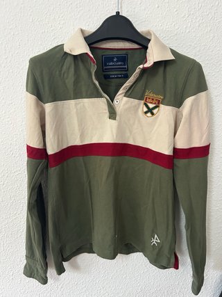 Polo Valecuatro Verde y Beige