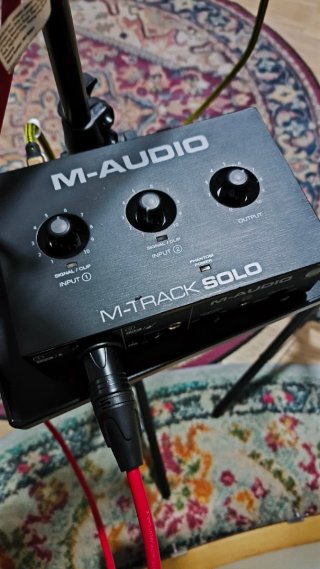 Interfaz de Audio M-Audio M-Track Solo