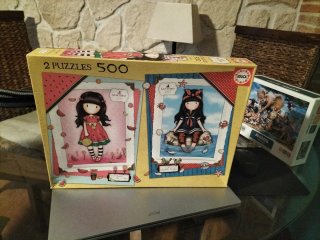 2 Puzzles Santoro Gorjuss 500 piezas
