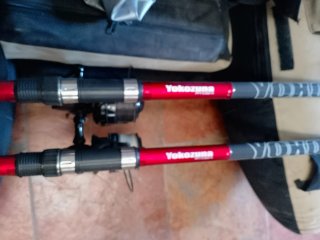 2 Cañas y 2 carretes