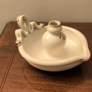 Portacandele in ceramica