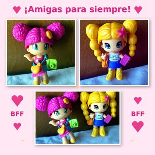 Lote 2 Muñecas Pinypon Best Friends