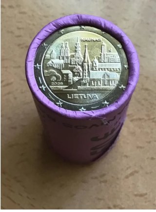 Moneda 2 Euro Lituania 2025 Kaunas