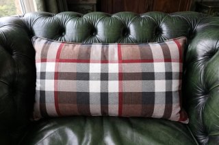 Cuscino in flanella motivo tartan 45x70
