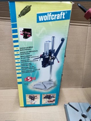 Soporte WOLFCRAFT para minitaladro
