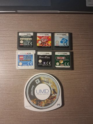 Lote de 6 Juegos Nintendo DS/3DS y UMD PSP