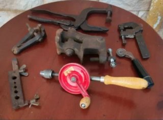 Lote de 7 Herramientas Manuales Vintage