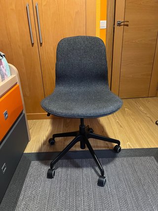Silla de escritorio Ikea gris
