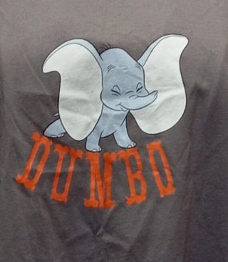 Camiseta Dumbo Disney Manga Larga Gris XL