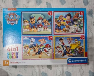 Set de 4 Puzzles Patrulla Canina Clementoni