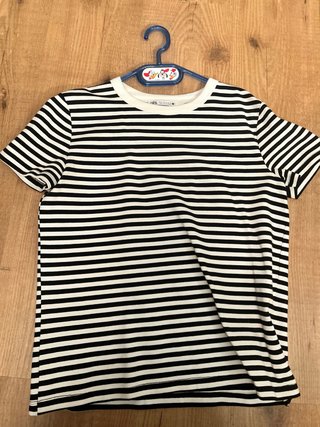 Camiseta de rayas Zara Talla M