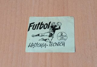 Sobre antiguo de cromos Futbol