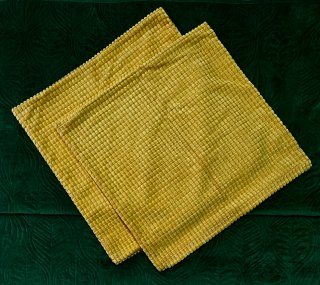 2 Fundas de Cojín IKEA Svartpoppel Amarillas