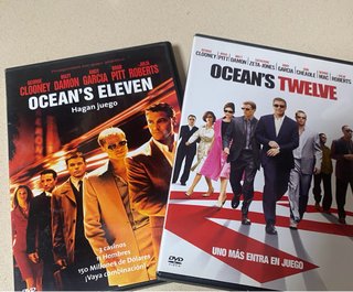 Lote 2 DVDs Ocean's Eleven y Ocean's Twelve