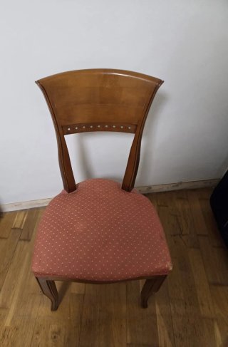 Set de 6 sillas de cerezo macizo