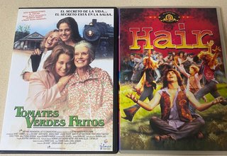 2 Películas DVD: Tomates Verdes Fritos y Hair