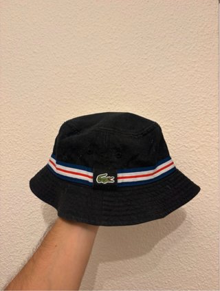 Gorro de pescador Lacoste negro