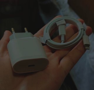 Cargador de 35 W para iPhone, carga rápida USB C,