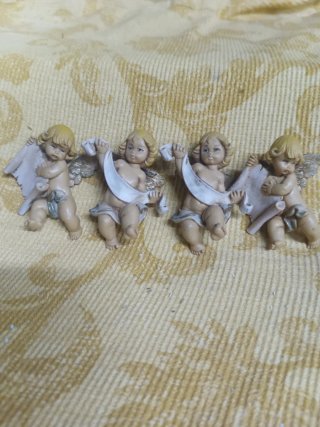 Lote de 4 Figuras de Angelitos