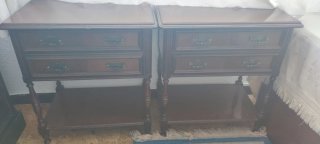 Set Dormitorio: Cabecero, 2 Mesitas y Armario