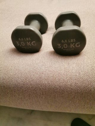 Set de 2 Mancuernas de 3kg