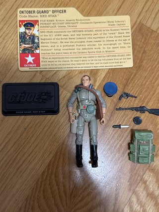 Figura G.I. Joe Oktober Guard Red Star