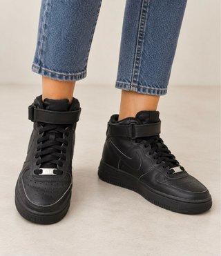 Zapatillas Nike Air Force 1 Mid Negras