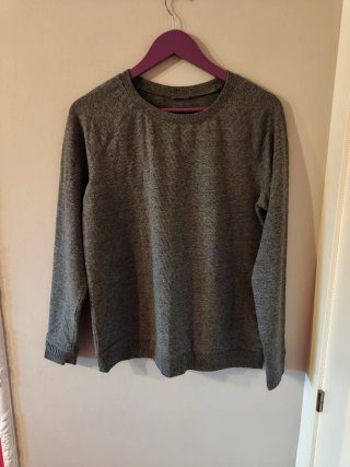 Sudadera Gris Decathlon Talla S